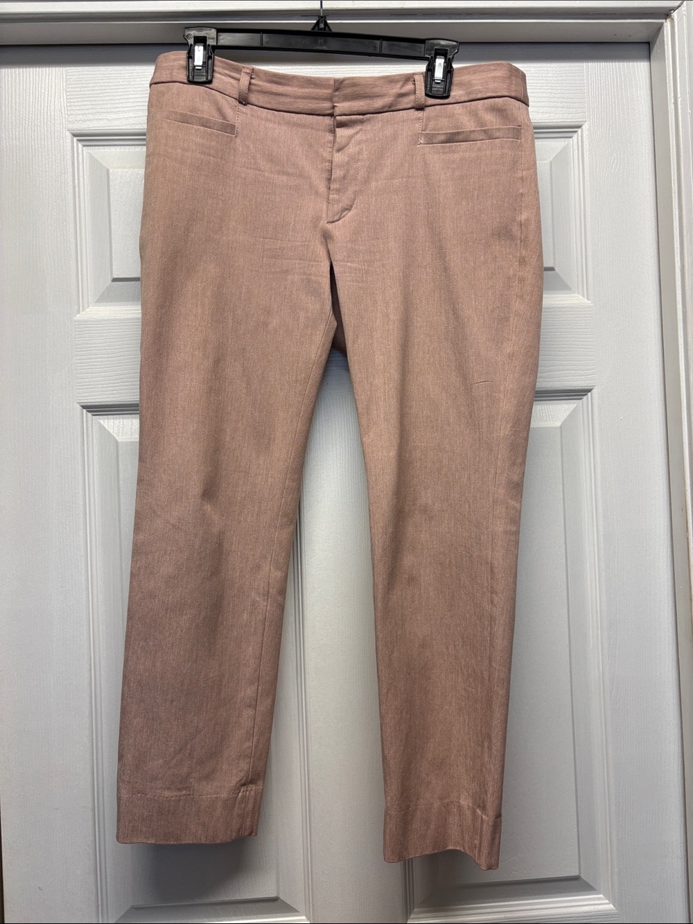 Banana Republic Women's Sloan Tailored Blush Pink Dress Pants 8P